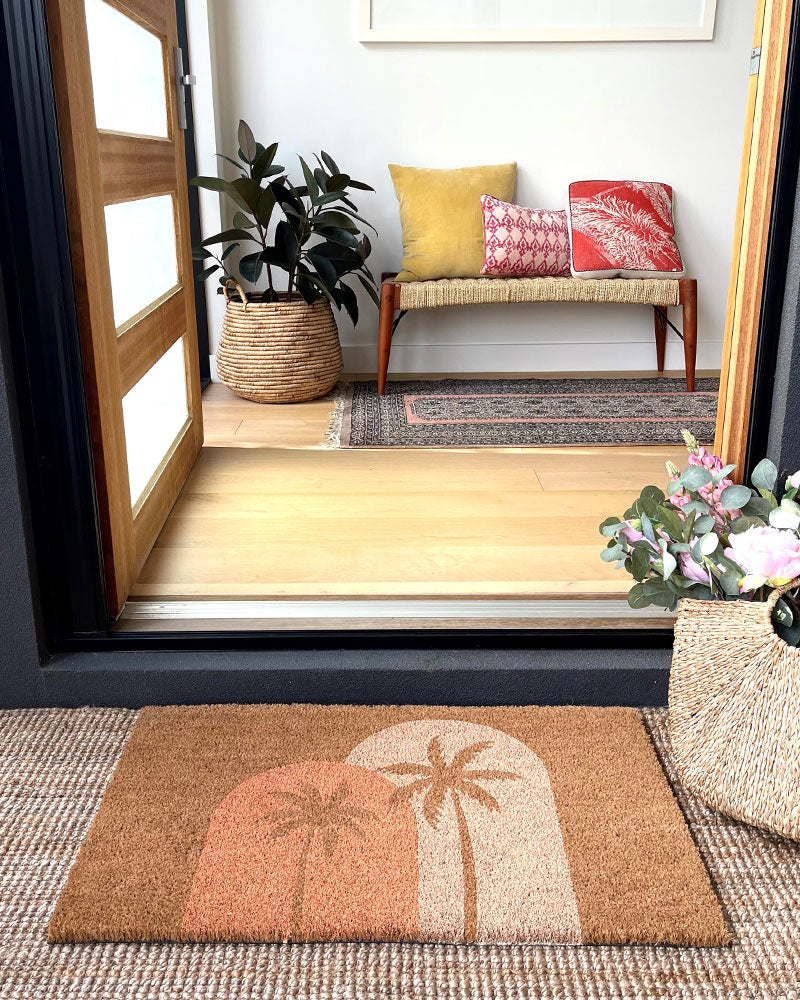 Boho Palms Doormat - NZ