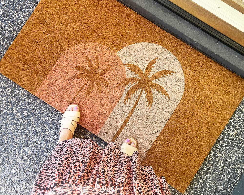 Boho Palms Doormat - NZ