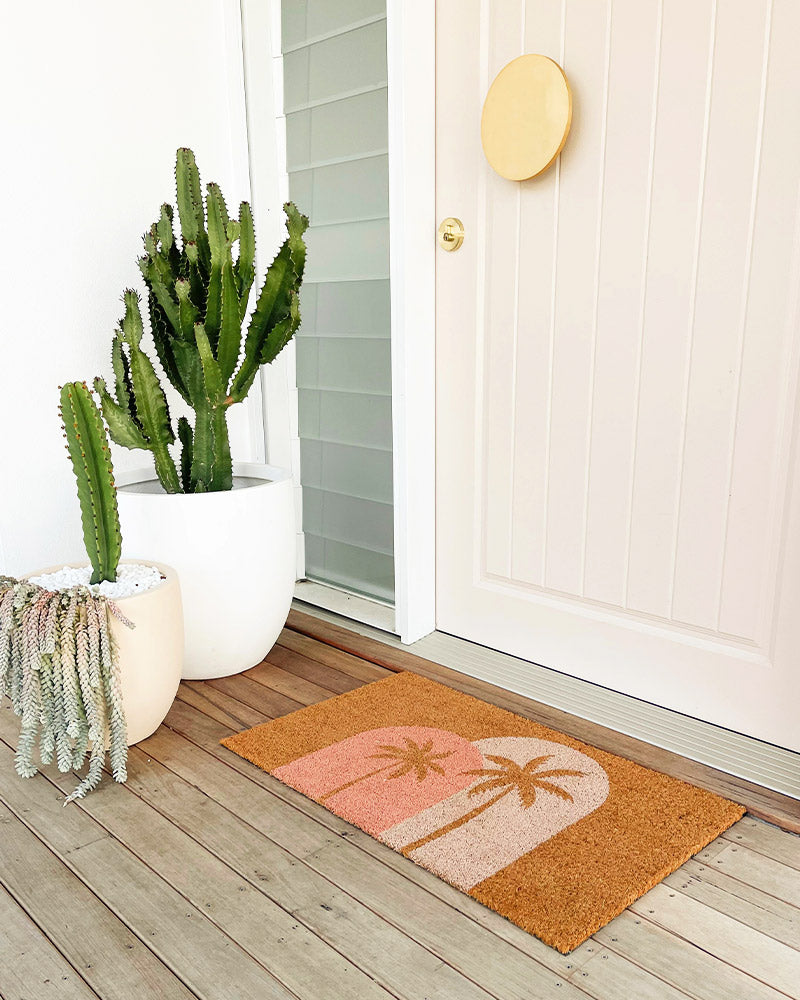 Boho Palms Doormat - NZ