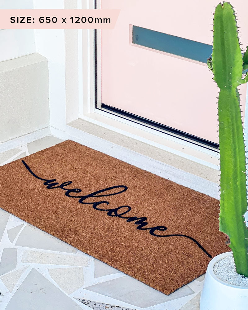 Welcome Doormat Embossed - NZ