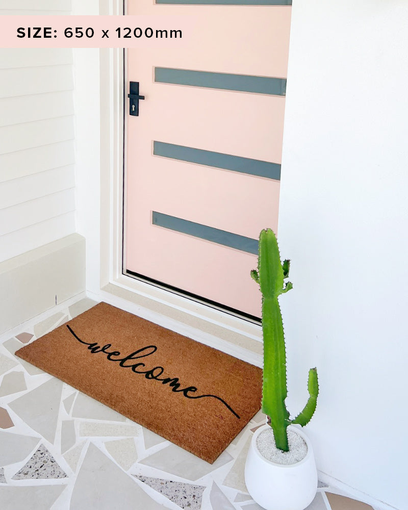 Welcome Doormat Embossed - NZ