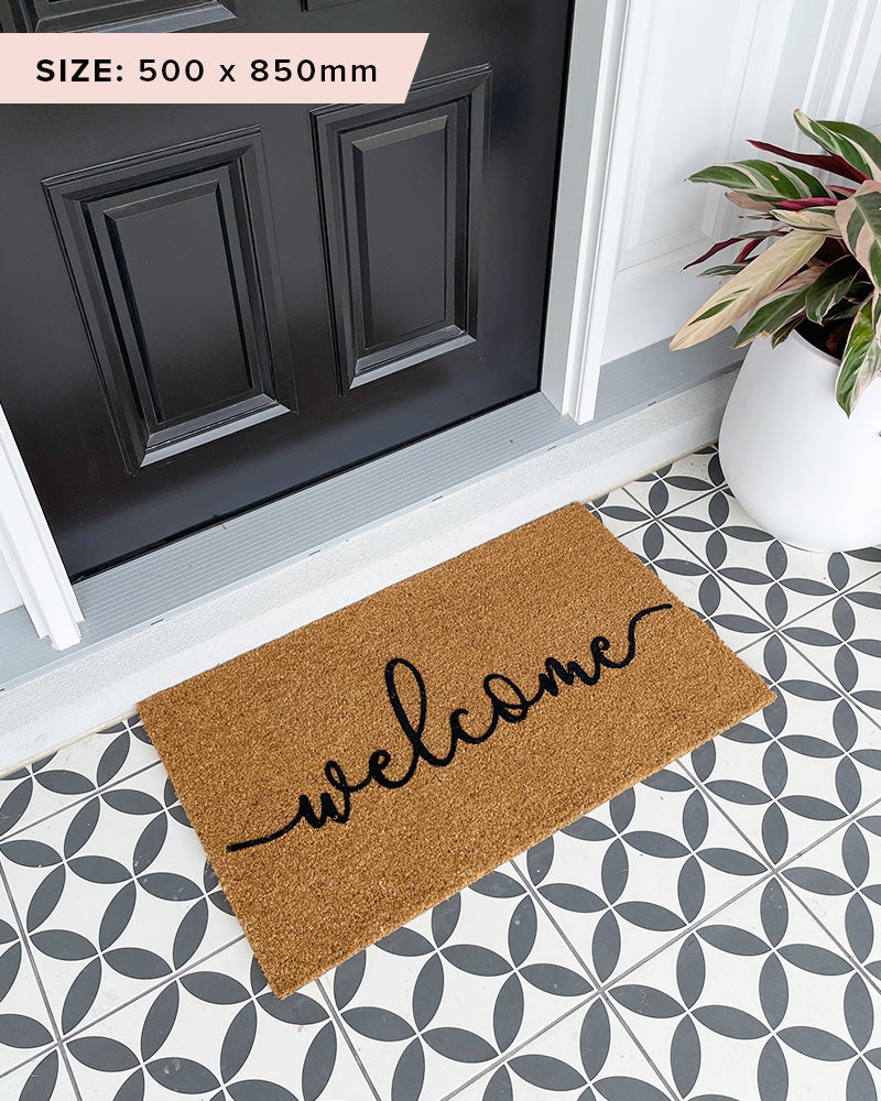 Welcome Doormat Embossed - NZ