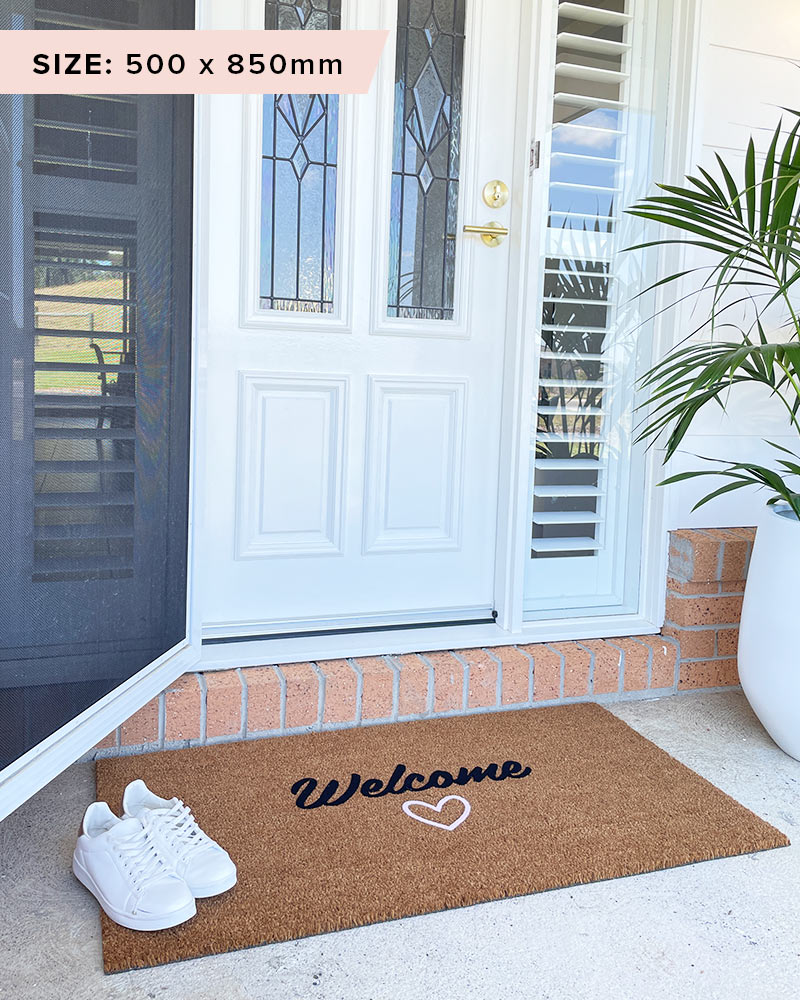 Welcome with Love Doormat Embossed - NZ