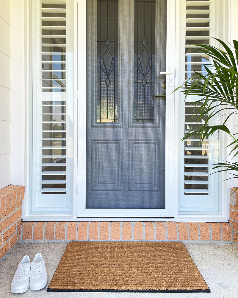 Durable Ribbed Coir Doormat - NZ