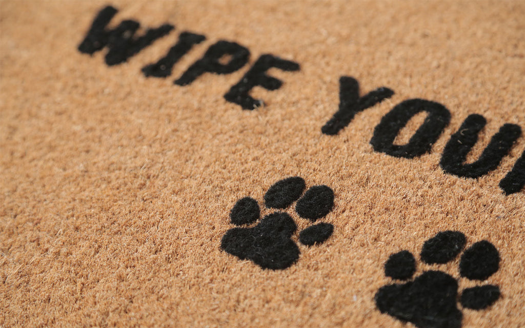 Wipe Your Paws Doormat Embossed - NZ