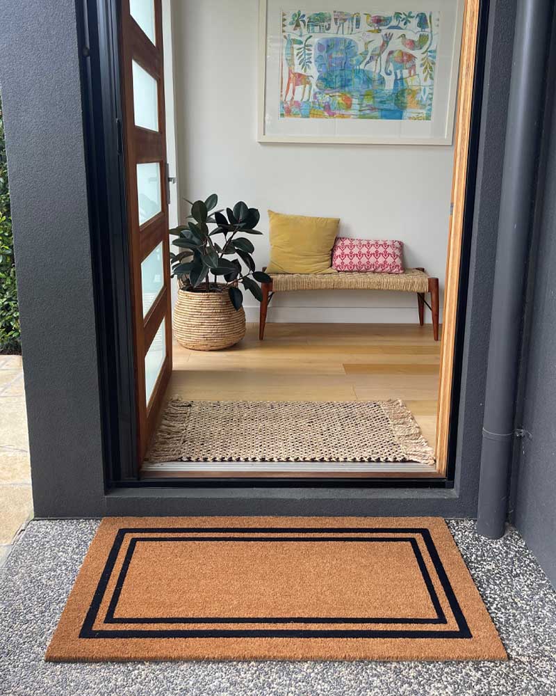 Embossed Double Border Doormat - NZ