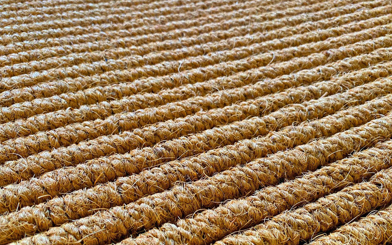 Durable Ribbed Coir Doormat - NZ
