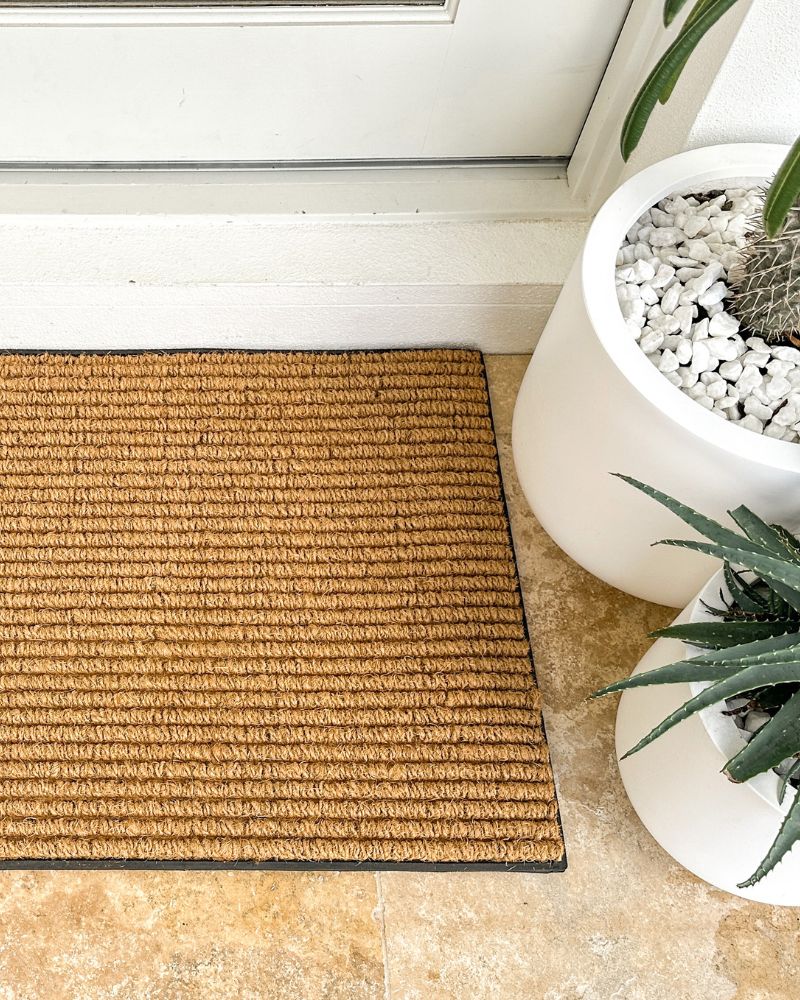 Durable Ribbed Coir Doormat - NZ