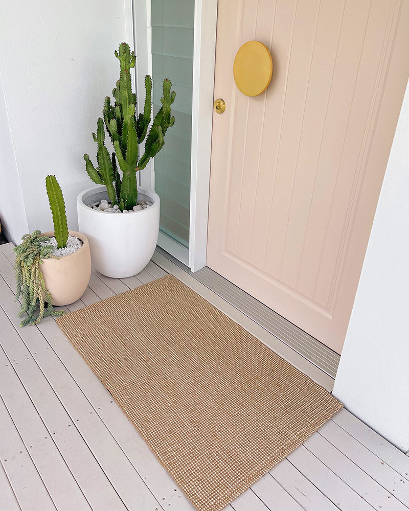White Natural Jute Underlay