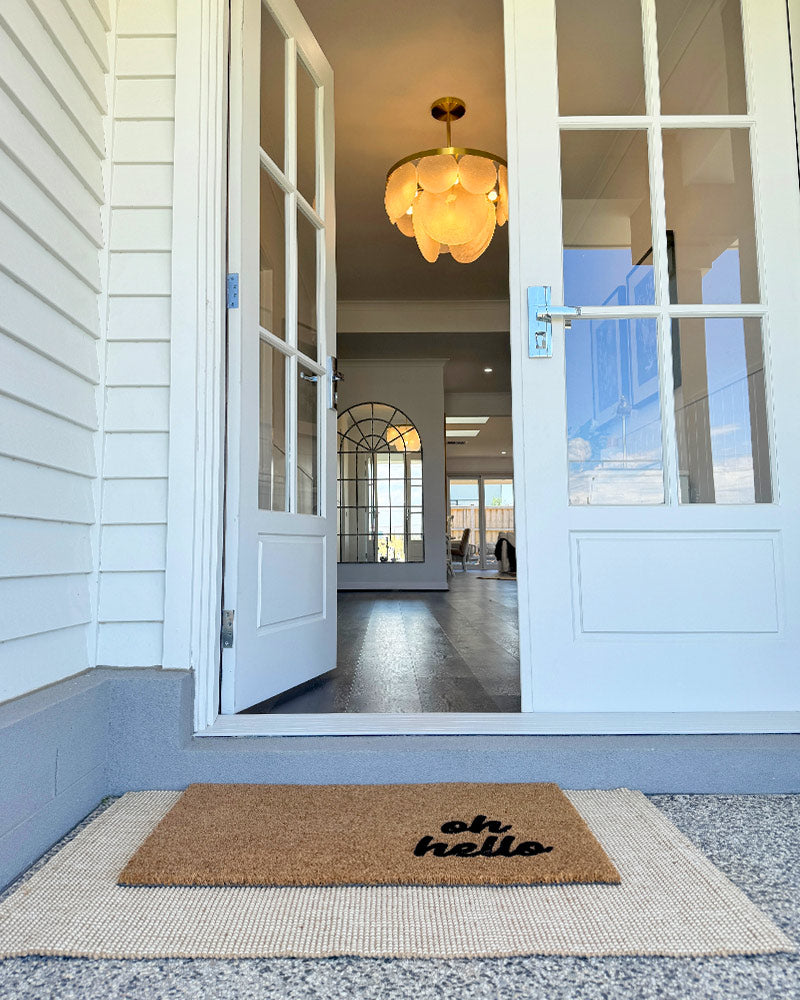 White Natural Jute Underlay