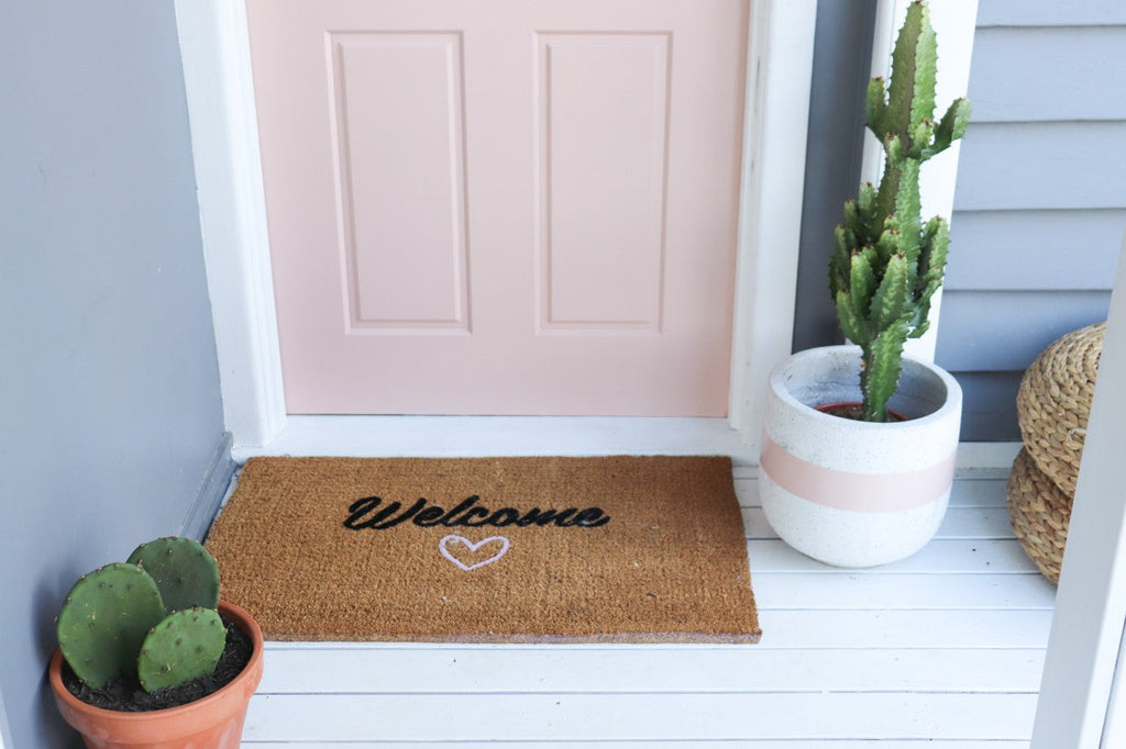Welcome with Love Doormat Embossed - NZ